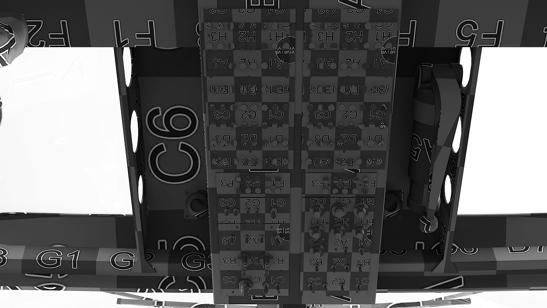 Helicopter Bell 412 LAFD Low-poly 3D model_43