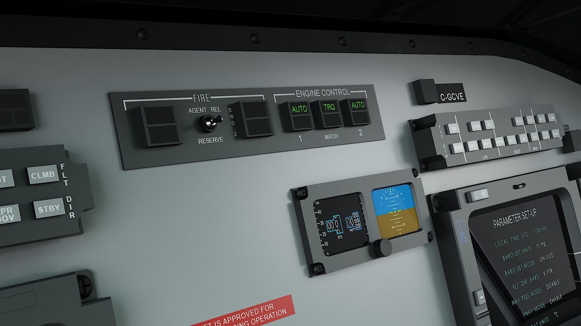 Helicopter Bell 412 LAFD Low-poly 3D model_17