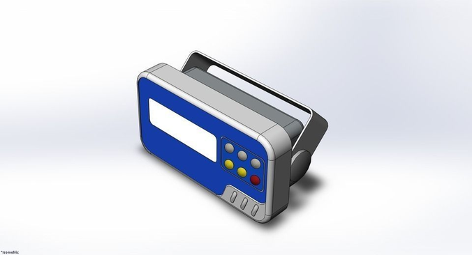 Digital load cell clock 