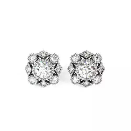 Stud fancy earring