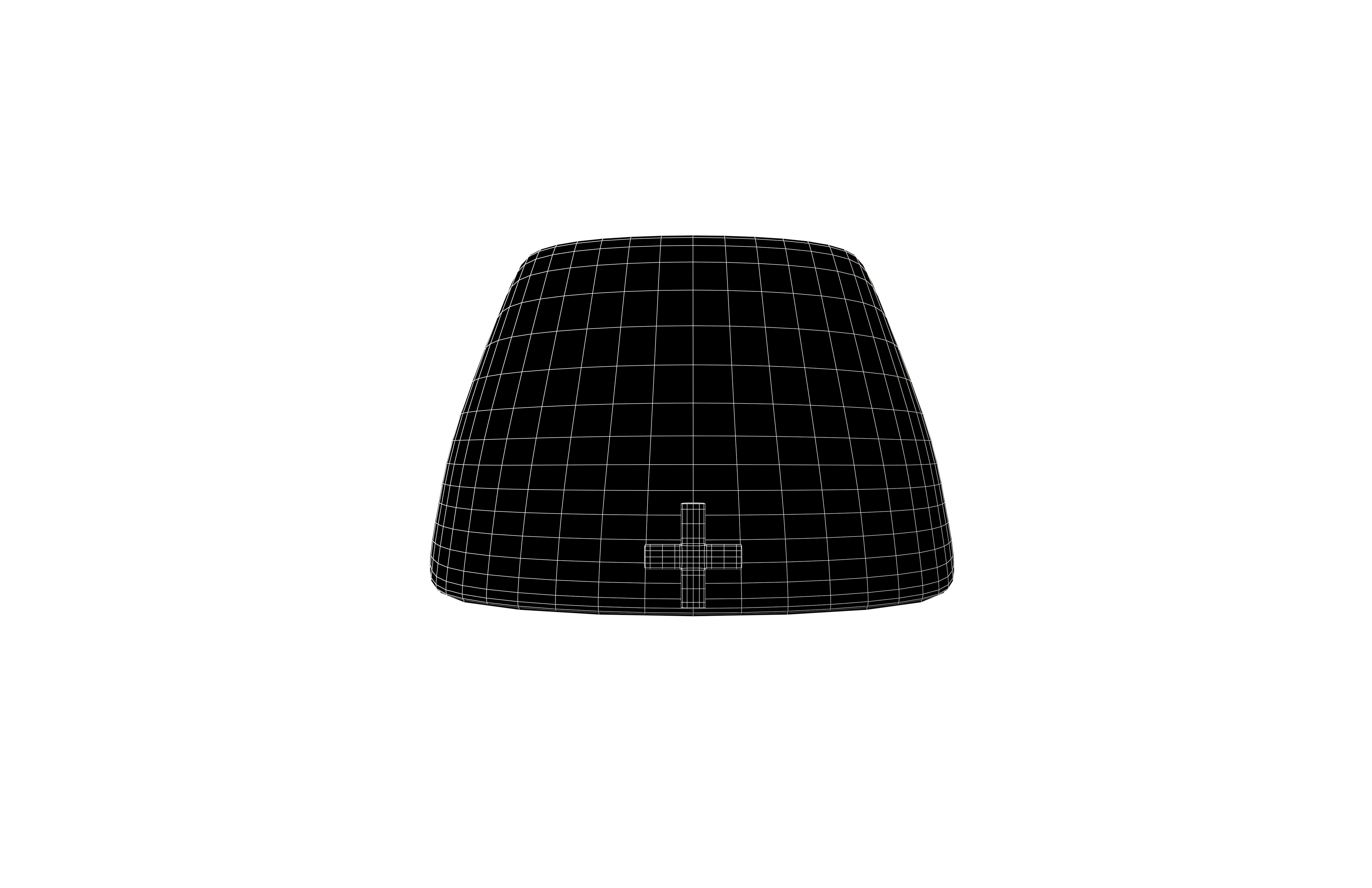 Nurse Hat v1 002 Low-poly 3D model_4