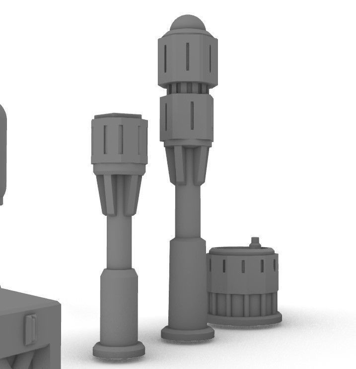 Infrastructure and Objectives Pack 05 3D print model_6