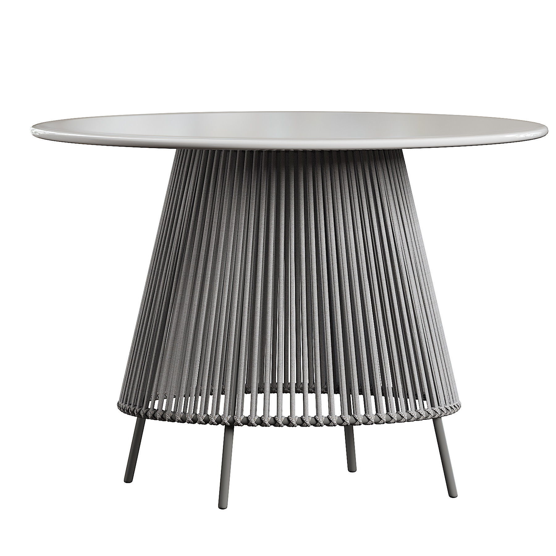 Muse Dining table round 3D model_8