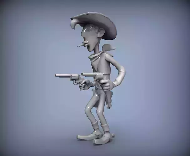 lucky luke 3D print model