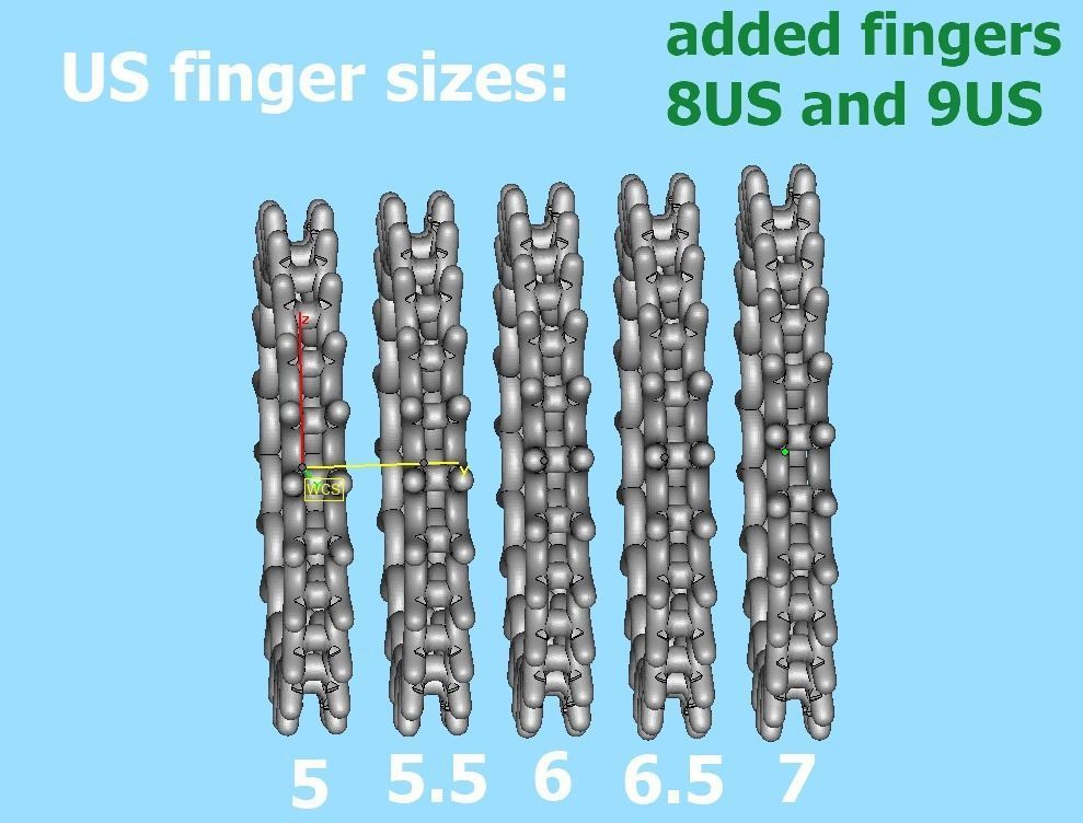 Eternity Diamond Ring  Shared-Claw Band 3dmodel 3D print model_30