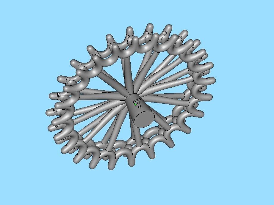 Eternity Diamond Ring  Shared-Claw Band 3dmodel 3D print model_33