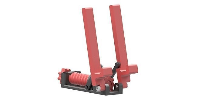 Tilt mobile phone stand 3D print model