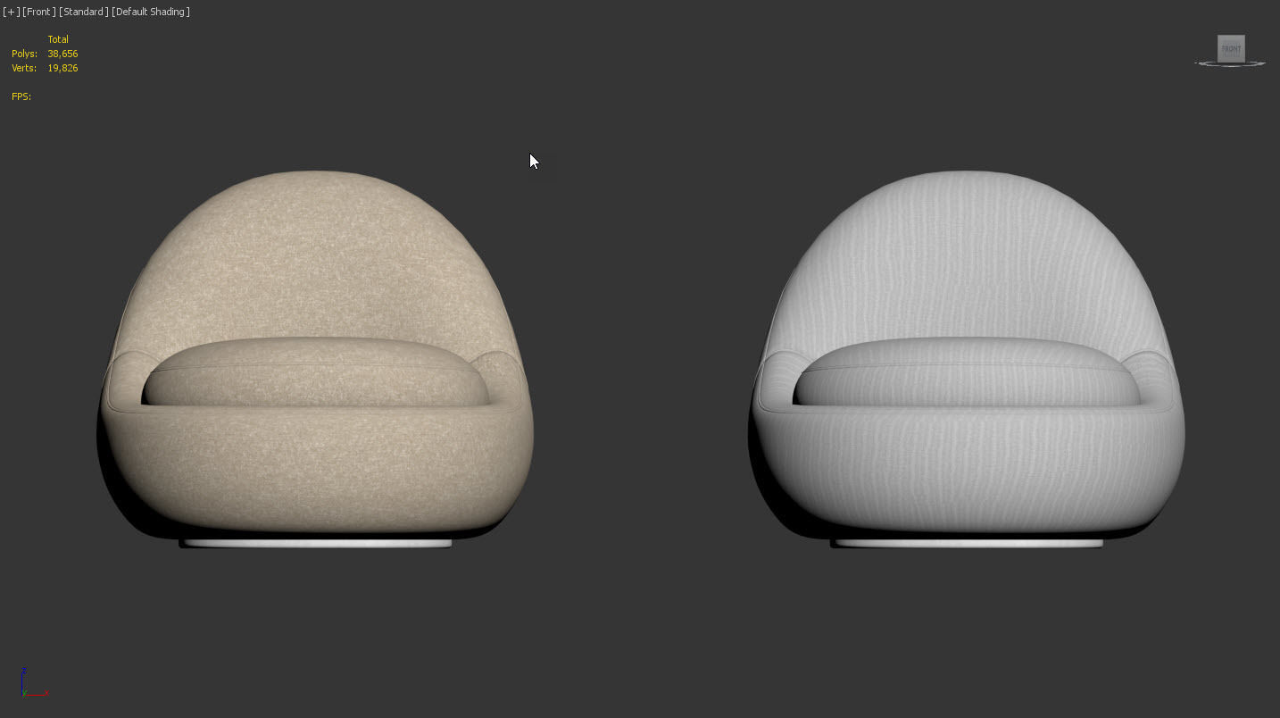 Babette Lounge Chair by Sofa Company 3D model CGTrader