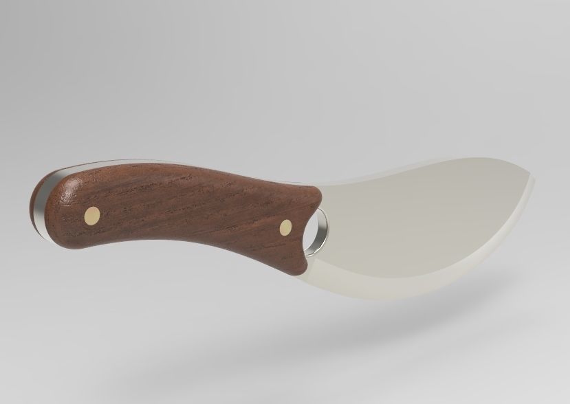 Chef Knife 3D print model_9