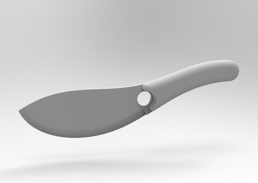 Chef Knife 3D print model_5