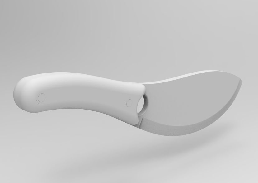 Chef Knife 3D print model_8