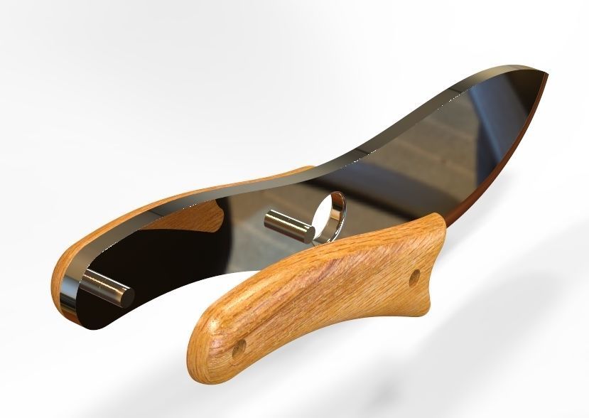 Chef Knife 3D print model_3