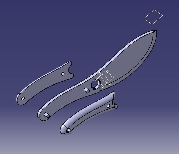 Chef Knife 3D print model_39