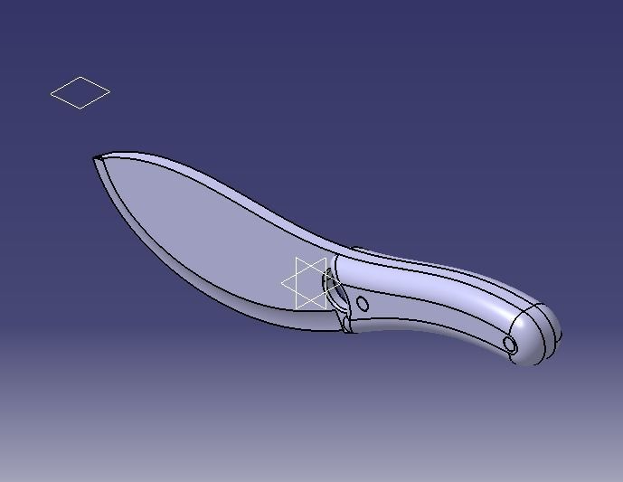 Chef Knife 3D print model_33