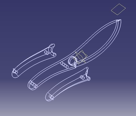 Chef Knife 3D print model_40