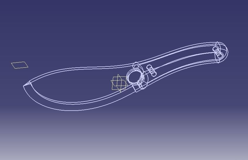 Chef Knife 3D print model_28