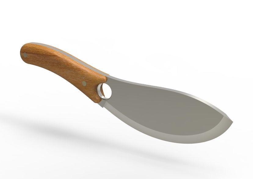 Chef Knife 3D print model_2