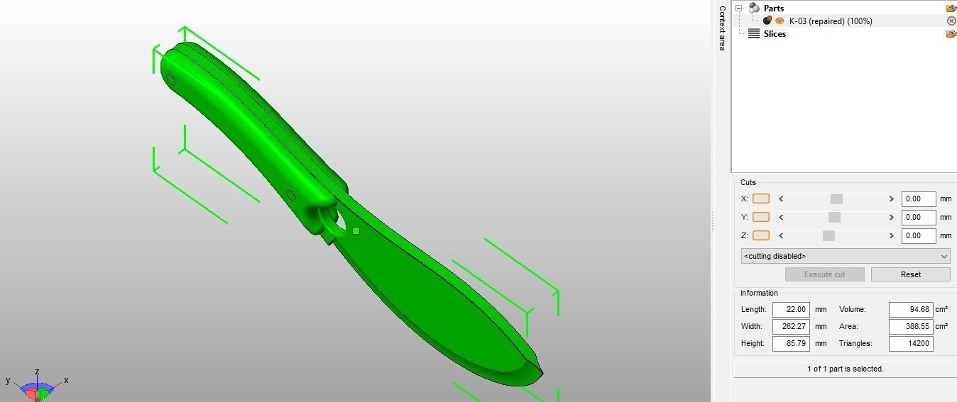 Chef Knife 3D print model_41