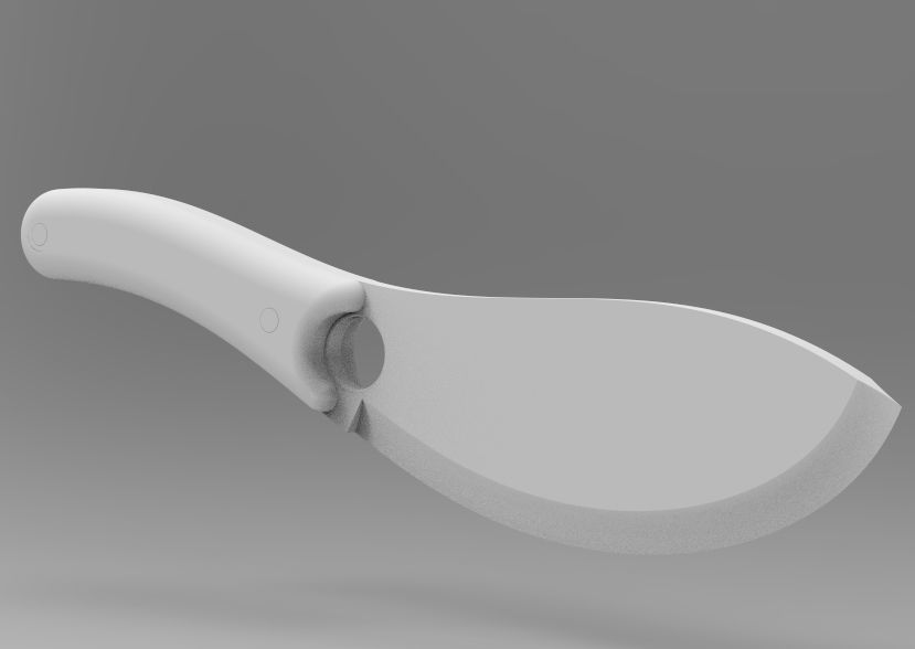 Chef Knife 3D print model_7
