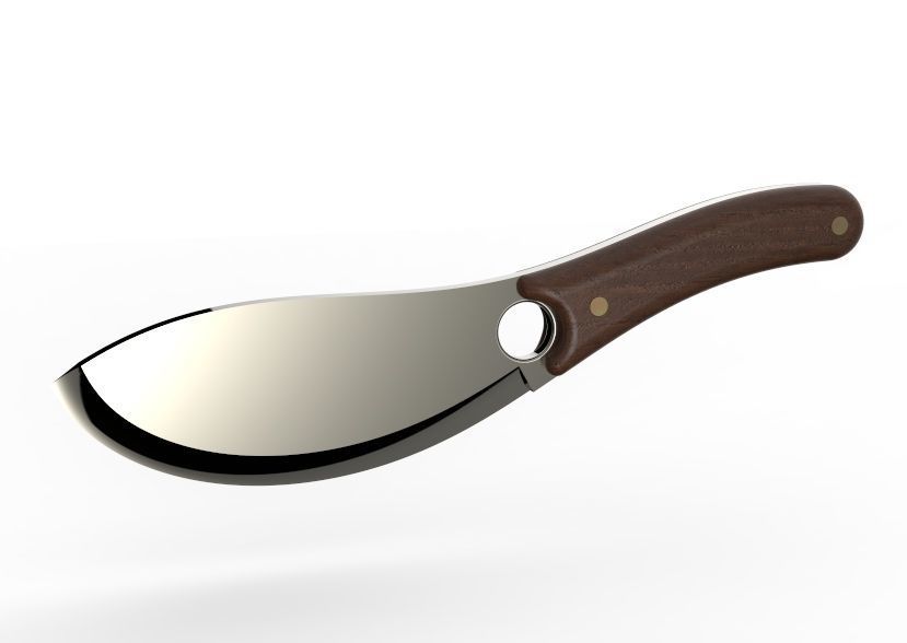 Chef Knife 3D print model_16