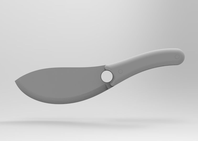 Chef Knife 3D print model_4
