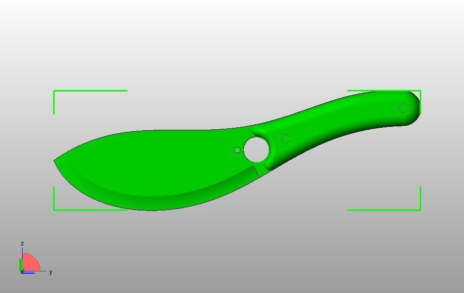 Chef Knife 3D print model_42