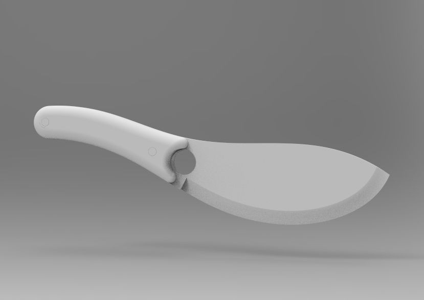 Chef Knife 3D print model_6