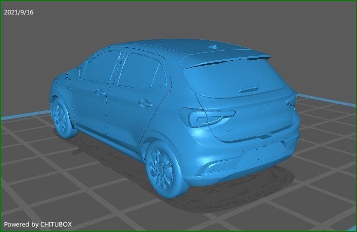 FIAT ARGO ESCALA H0 1-87 3D print model_5