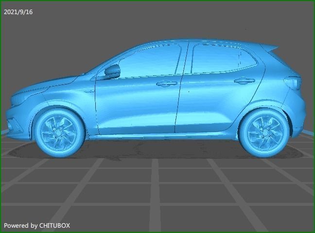 FIAT ARGO ESCALA H0 1-87 3D print model_7