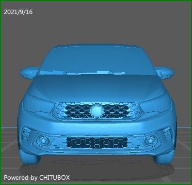 FIAT ARGO ESCALA H0 1-87 3D print model_8