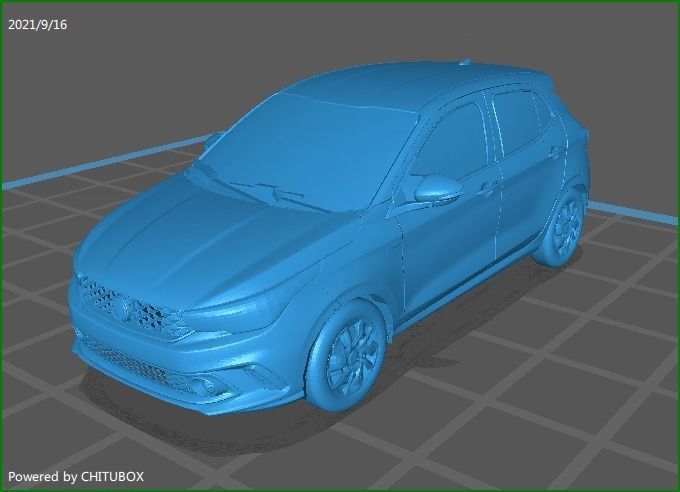 FIAT ARGO ESCALA H0 1-87 3D print model_2