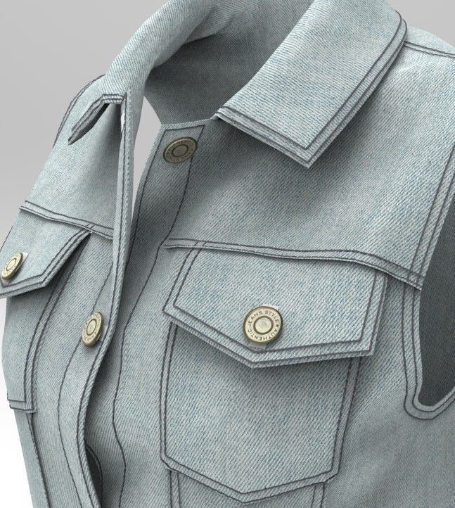 4K Photorealistic Clean Light Blue Denim Texture_5