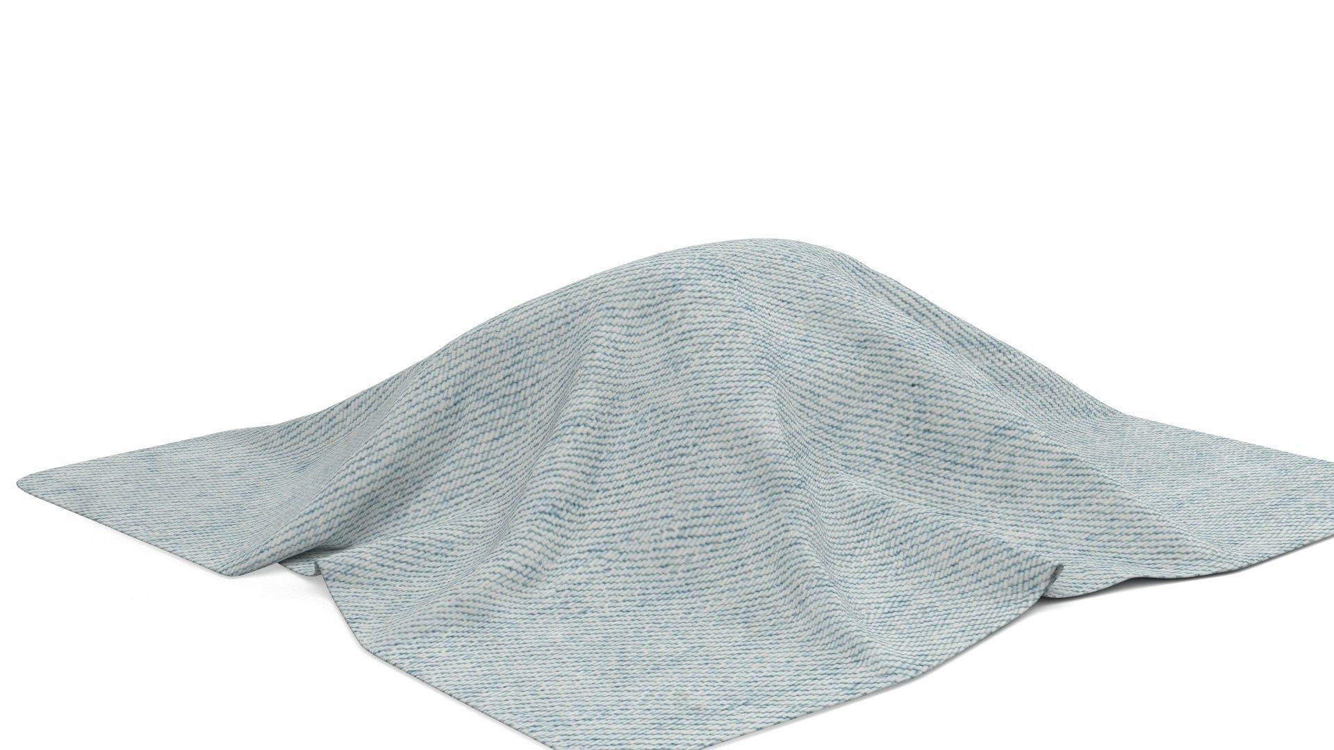 4K Photorealistic Clean Light Blue Denim Texture_8