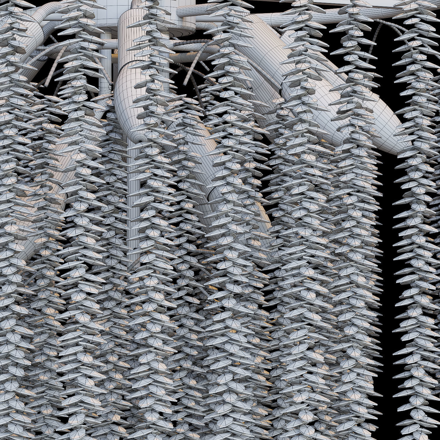 De Rossi Crystal Chandelier 3D model_1