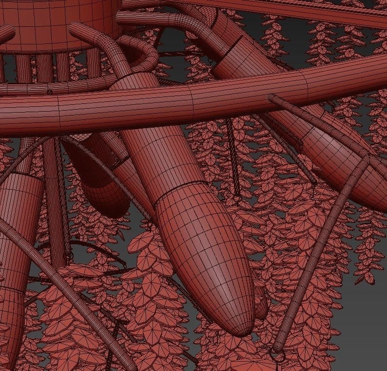 De Rossi Crystal Chandelier 3D model_4