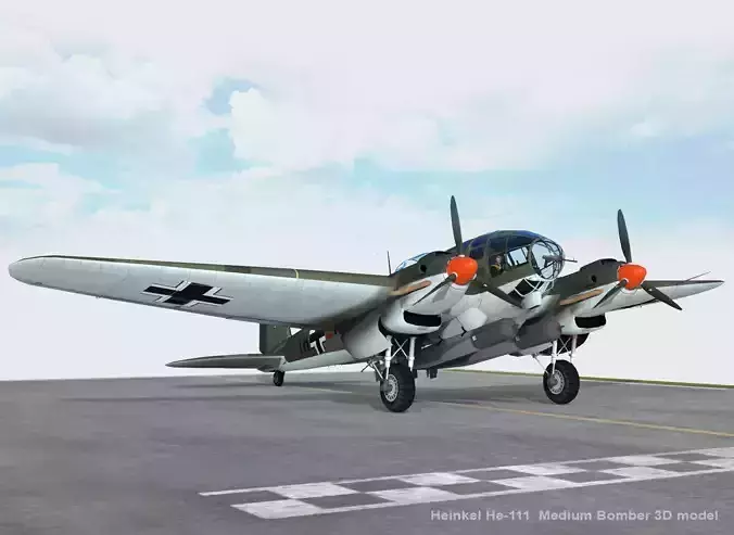 Heinkel He-111 3D model