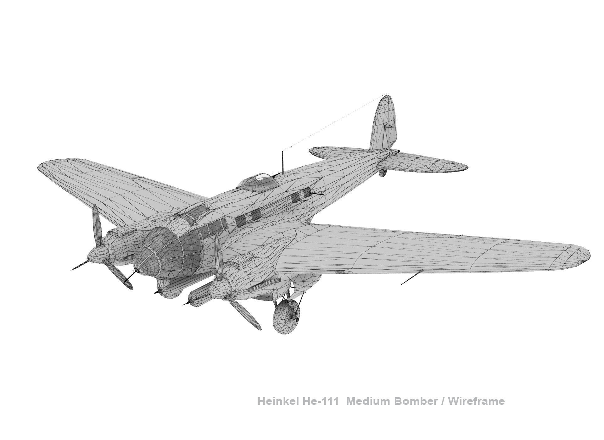 Heinkel He-111 3D model_18