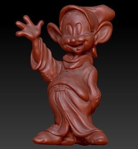 Dopey the Dwarf 3D print model