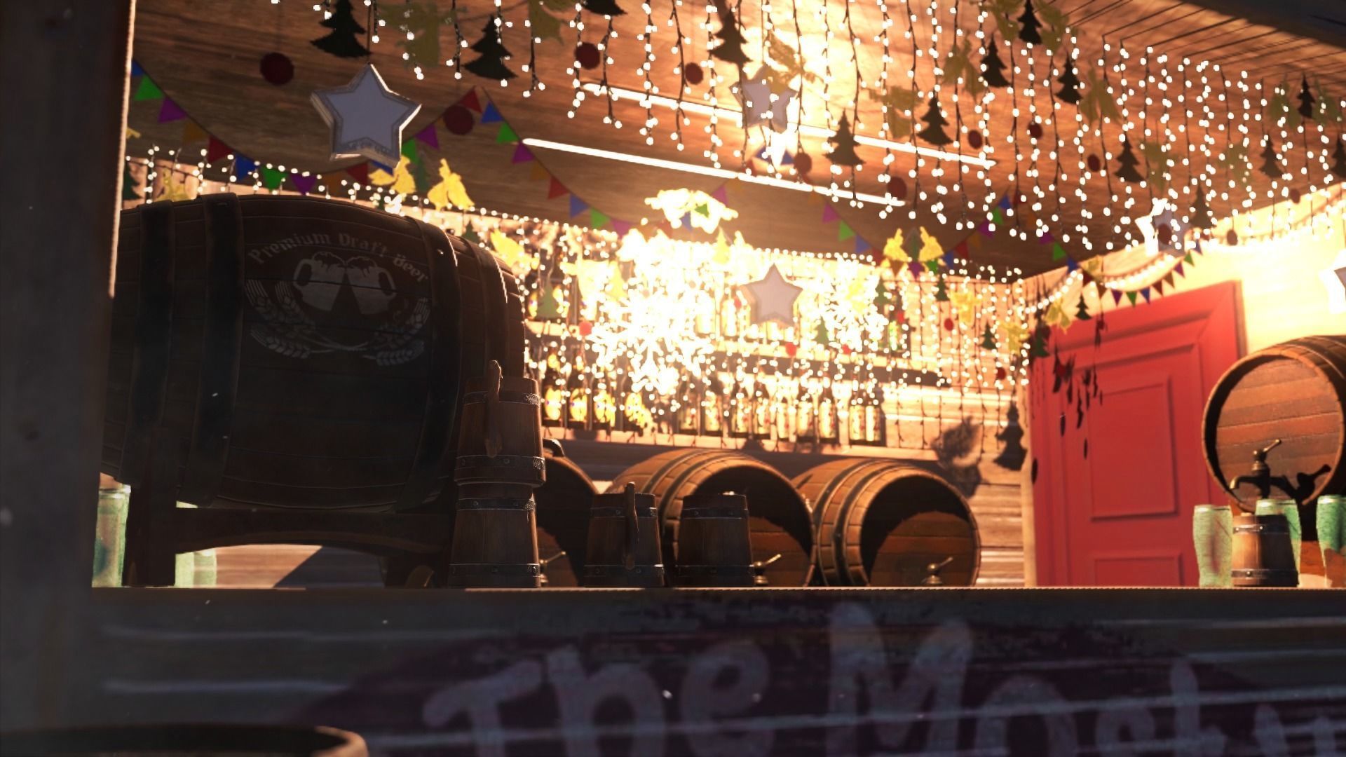 Christmas Mini Market Low-poly 3D model_10