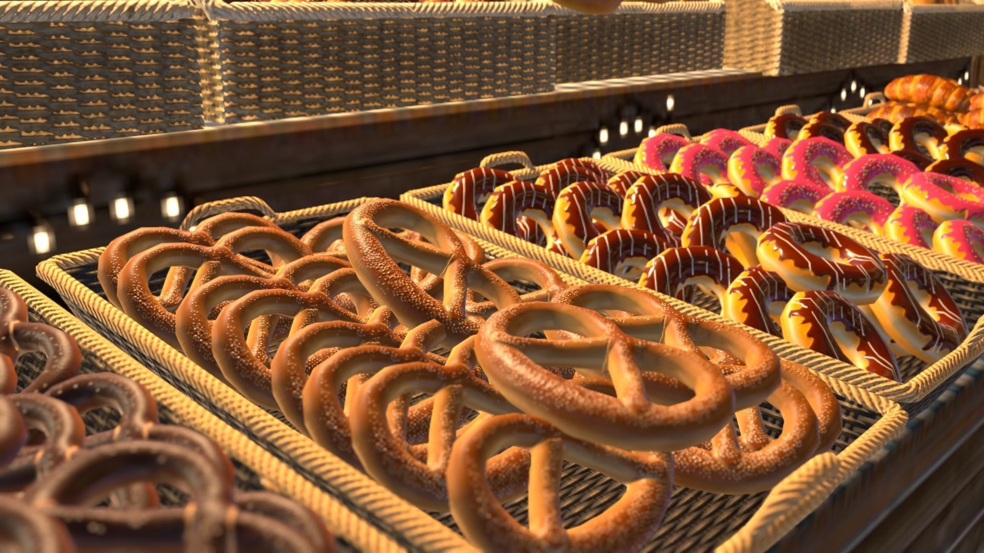 Christmas Mini Market Low-poly 3D model_44