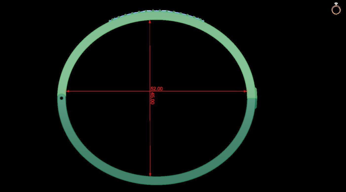 messika bracelet 3D print model_2