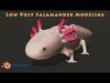 Low Poly Salamander 3D model lizard Low-poly 3D model_1