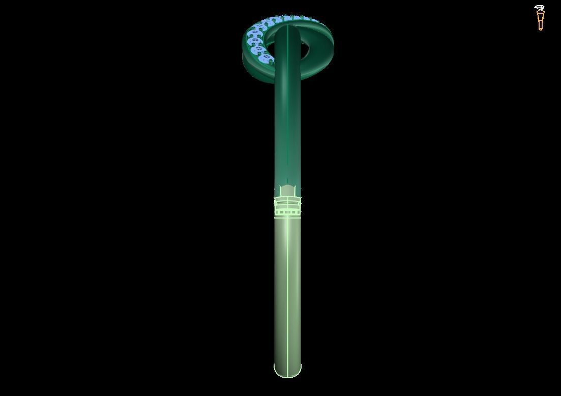 Bracelet dimond 3D print model_3