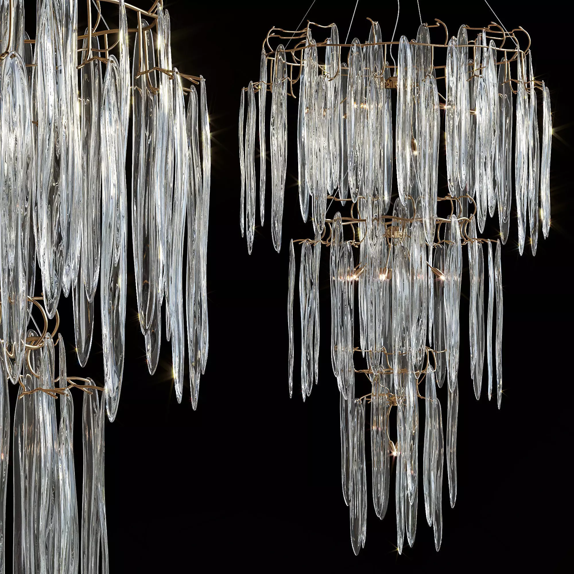 Cascade Triple Waterfall by Serip 3D model_0