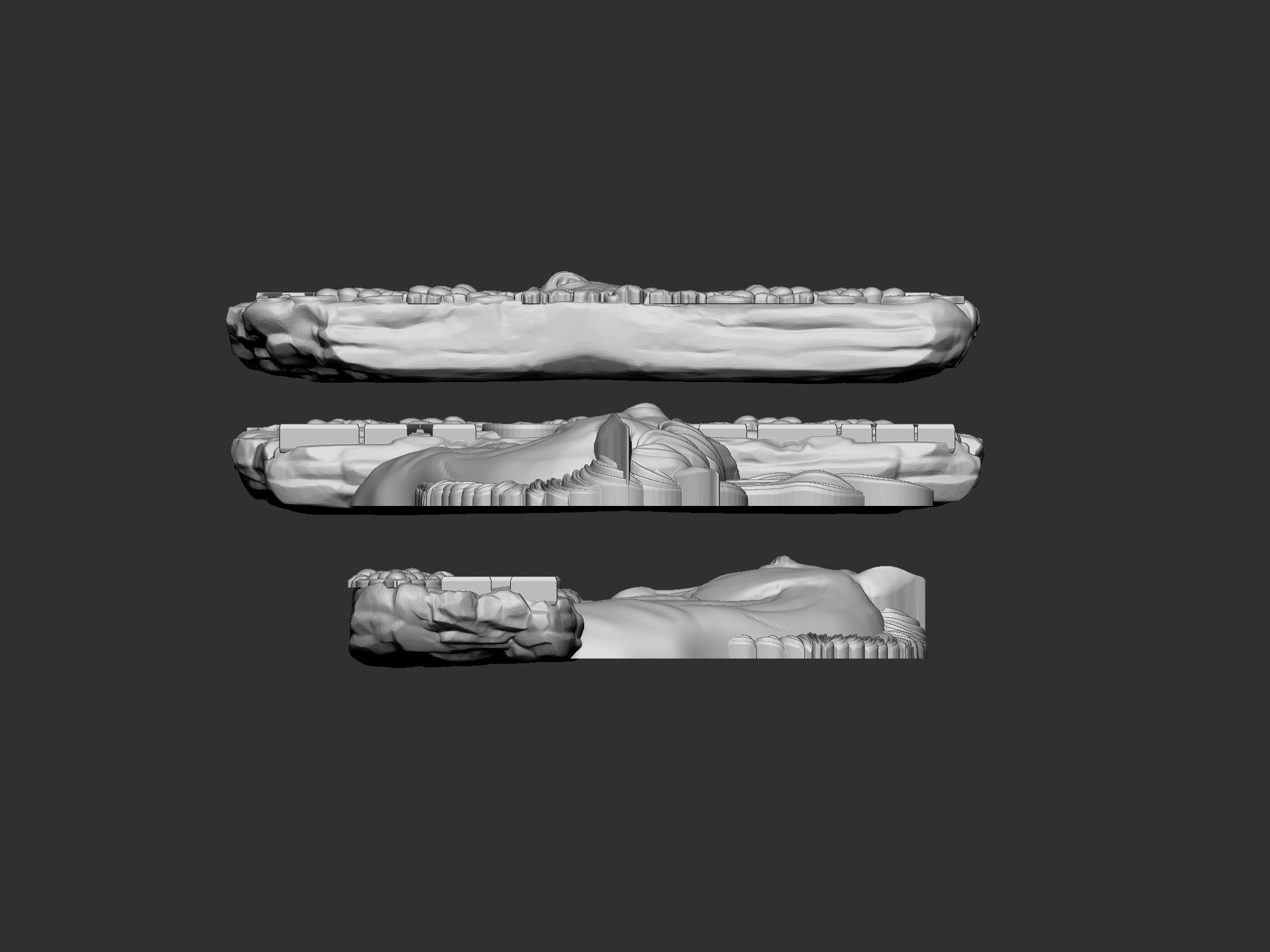 Welcome board with horse head 3D print model_4