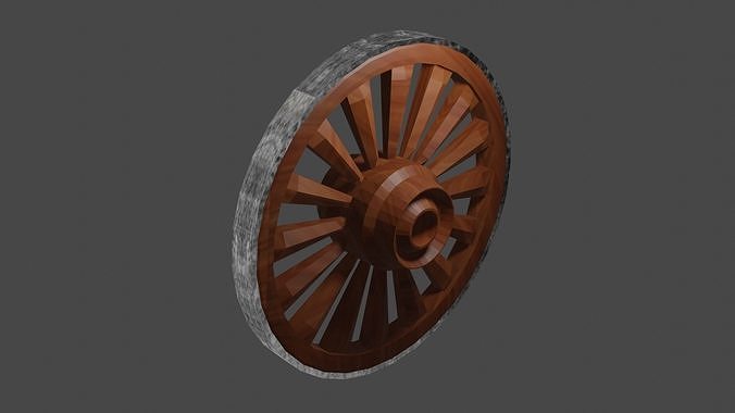 Cart wheel 3D model