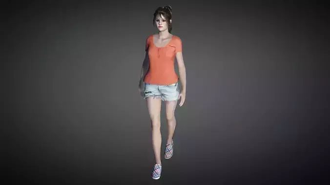 AAA Realistic Female Character 25