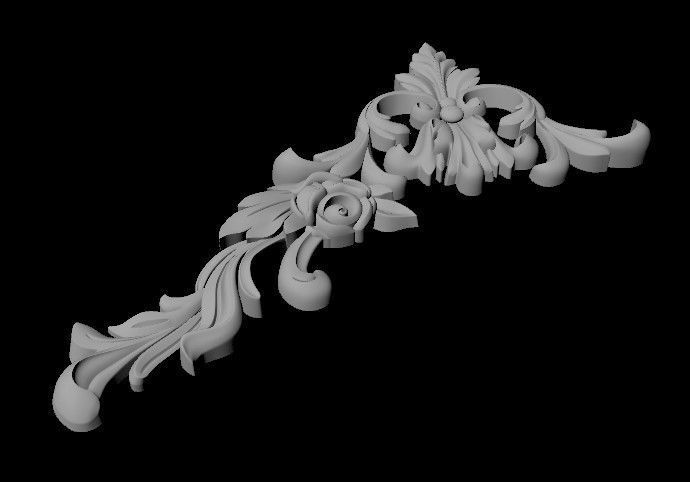 dekor ornament 3D model_1
