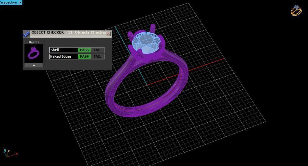 solitiare engagement ring gold 3D print model_11