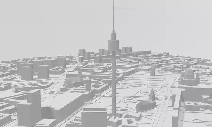 Berlin 3D print in parts including instructions 3D print model